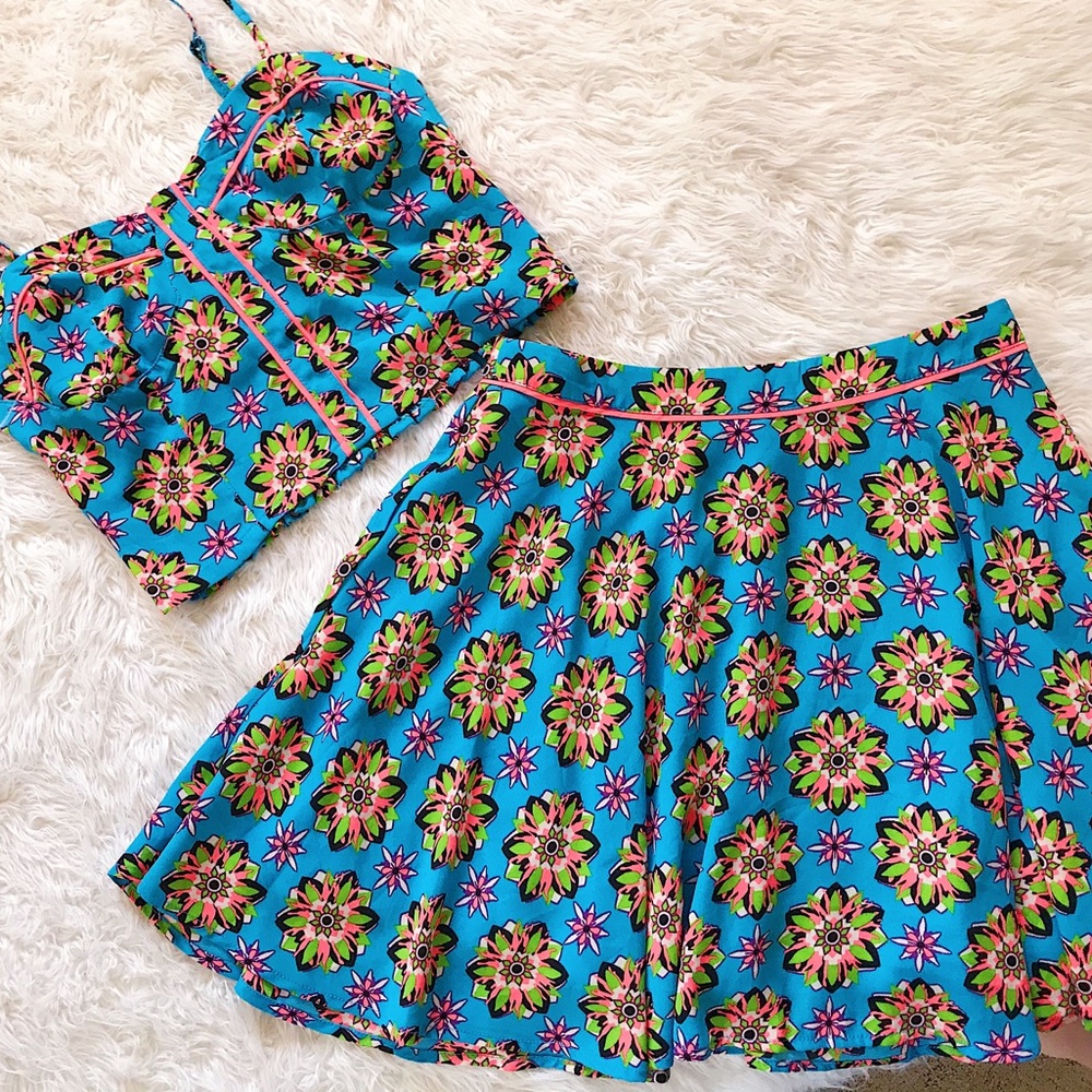 Flying Tomato Two-Piece Skirt Set
